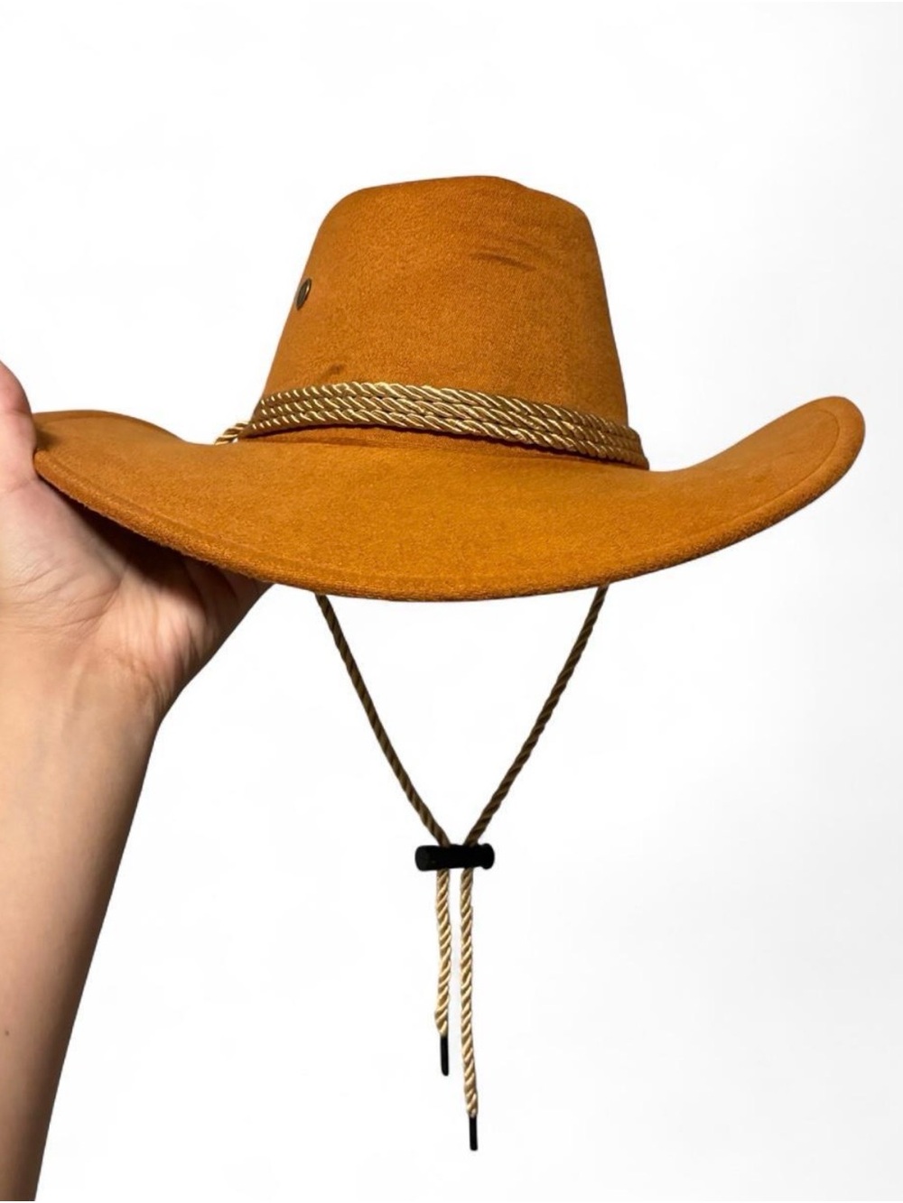 Women’s Wide Brim Rancher-Like Hat - Rust